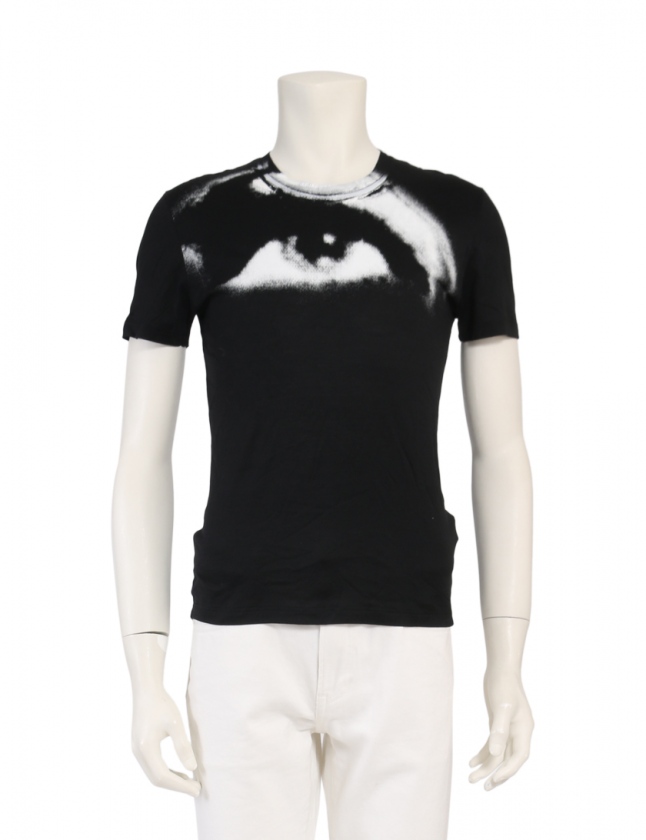 一流の品質 DIOR HOMME eyesプリント Tシャツ トップス