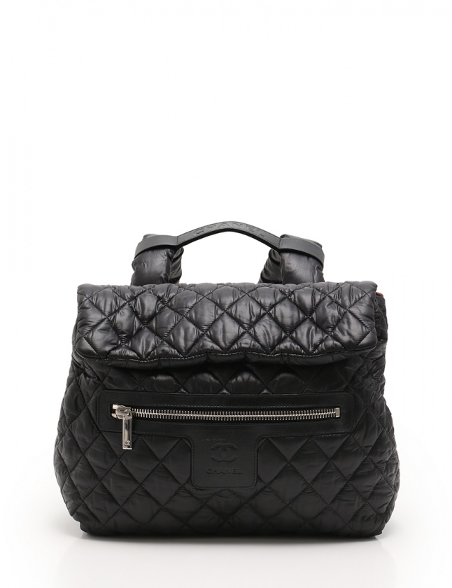 シャネル CHANEL バックパック リュック コココクーン 黒 A47094
