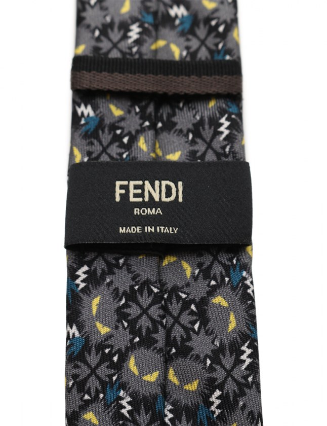 FENDI モンスター　ナロータイ　ネクタイ　バグズ フェンディ FENDI ネクタイ バッグバグズ モンスター ナロータイ