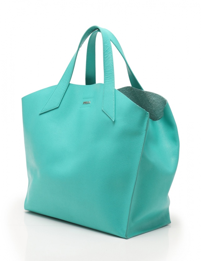 フルラ FURLA トートバッグ ターコイズグリーン レザー レディース 114 