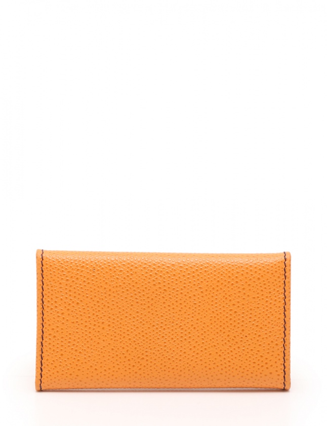 未使用　CELINE オレンジレザーキーケース セリーヌ CELINE 6連キーケース オレンジ 小物 レザー