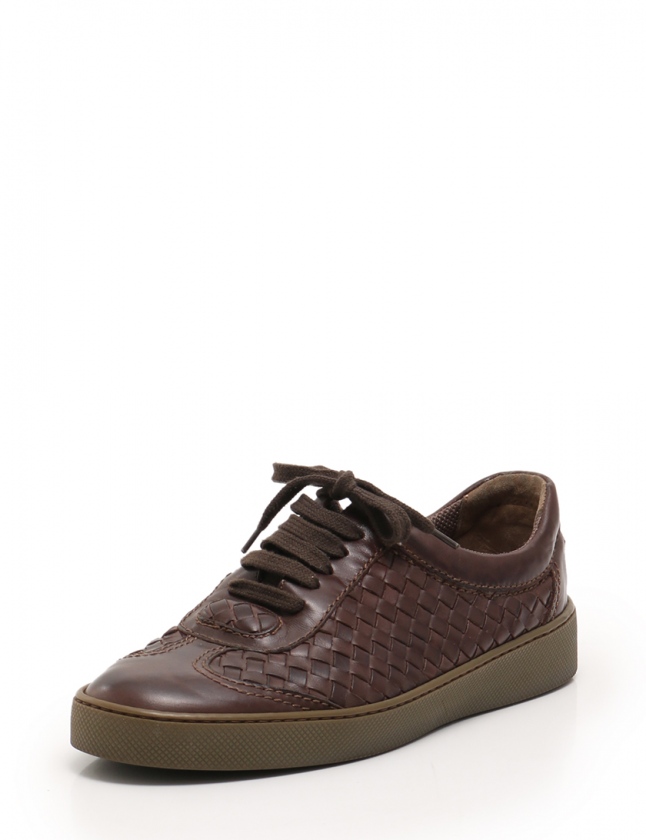 ボッテガヴェネタ Bottega Veneta スニーカー ローカット イントレチャート レースアップ ダークブラウン シューズ 26cm レザー メンズ 114 ベクトルパーク ボッテガヴェネタ Bottega Veneta スニーカー ローカット イントレチャート レースアップ ダークブラウン シューズ 26cm レザー メンズ 114 ベクトルパーク