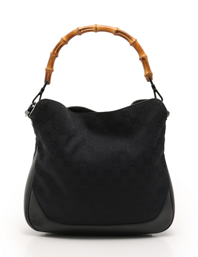 グッチ GUCCI ハンドバッグ ショルダーバッグ バンブー GGキャンバス 