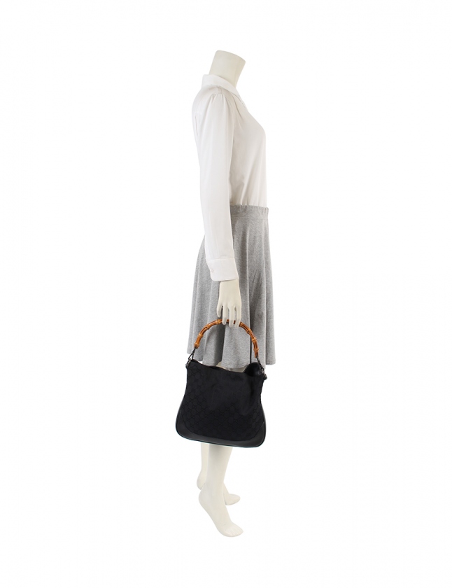 グッチ GUCCI ハンドバッグ ショルダーバッグ バンブー GG