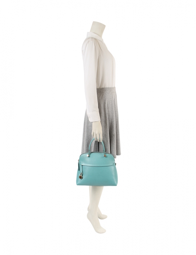 フルラ FURLA ハンドバッグ ショルダーバッグ パイパー 水色