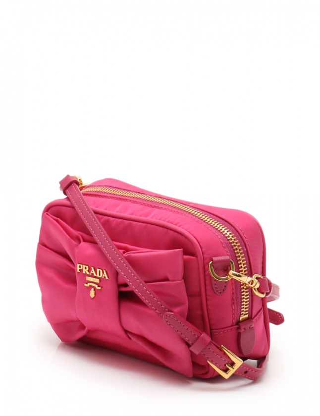 プラダ PRADA ショルダーバッグ ミニポシェット ピンク 1N1727 