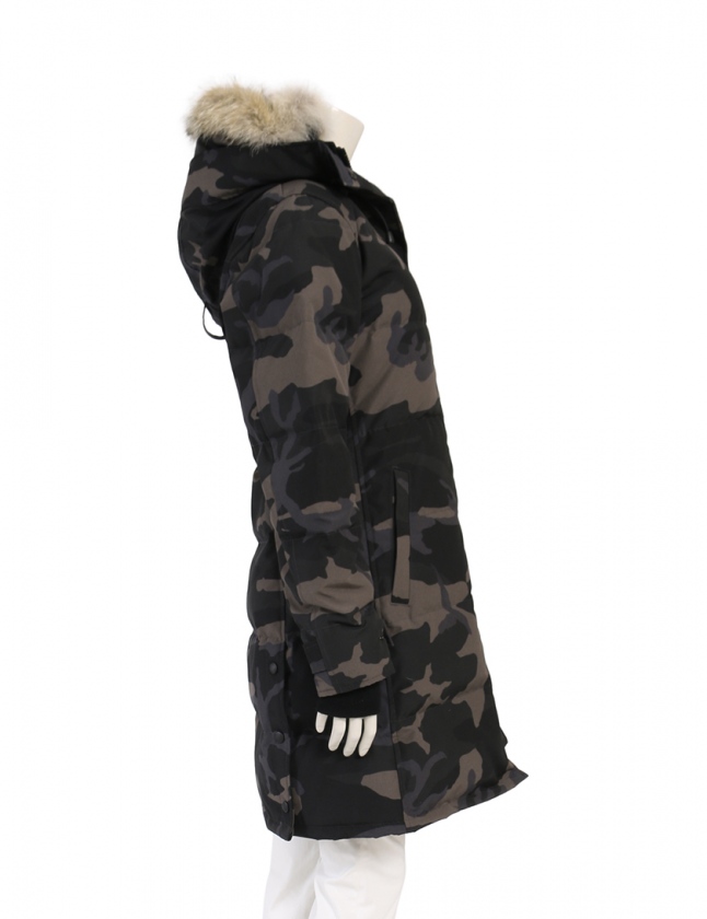 カナダグース CANADA GOOSE ダウンコート グレー S/P アウター 迷彩柄 