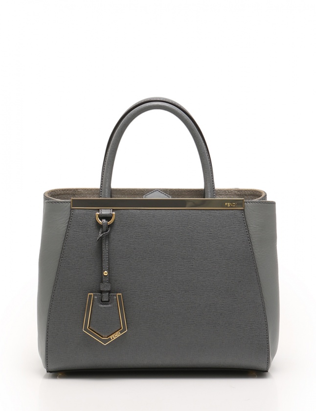 送料無料】FENDI しんどい プチトゥージュール 2wayレザー グリーン 