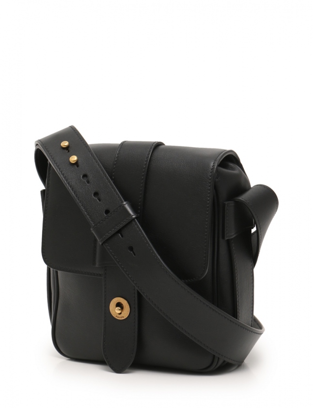 黒のレザーバッグ 8Z-D401-051 - Classic Leather Line - トートバッグ(ONE Black