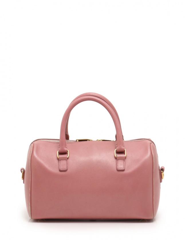 SAINT LAURENT◇ベイビーダッフル/ショルダーバッグ/レザー/PNK/330958 