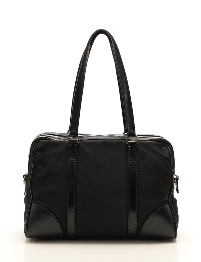 【大人気✨】　PRADA プラダ　ナイロン ハンドバッグ リカラー　ブラック プラダ(PRADA) ナイロン 2way ハンドバッグ | 通販・人気