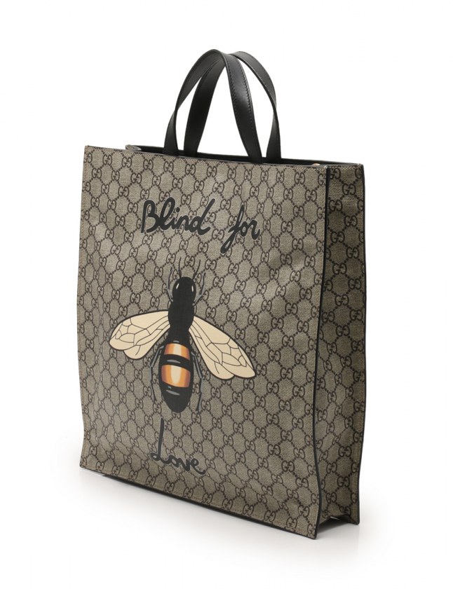グッチ GUCCI トートバッグ ショルダーバッグ ビー ハチ プリント 