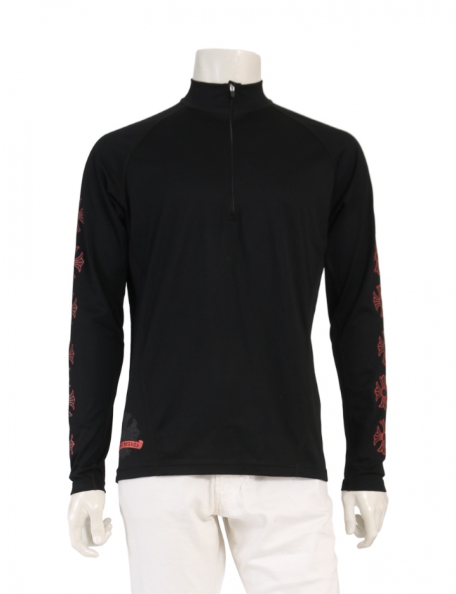 クロムハーツ CHROME HEARTS カットソー ジャージ プルオーバー 黒 