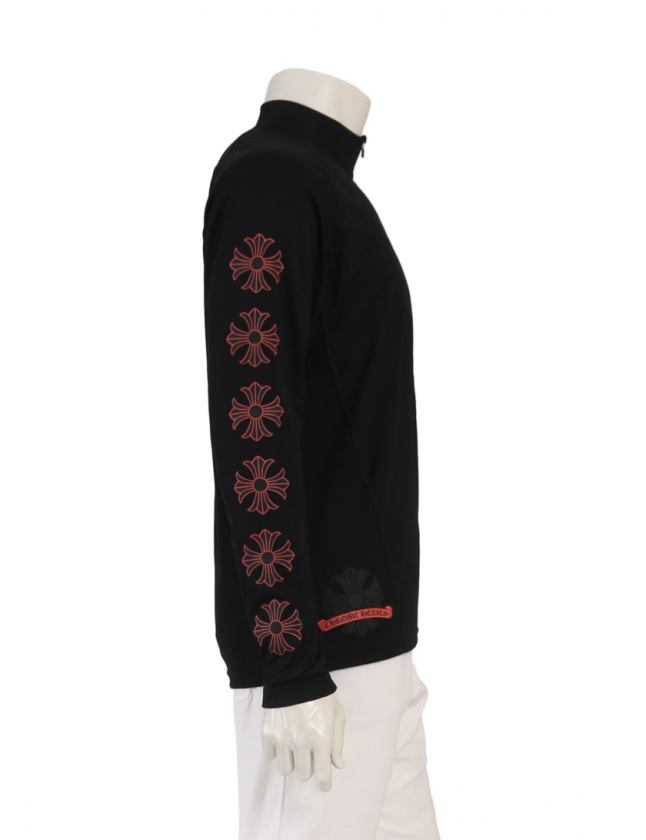 クロムハーツ CHROME HEARTS カットソー ジャージ プルオーバー 黒 