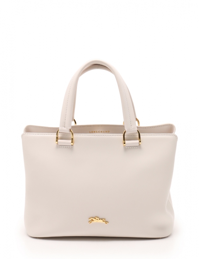 ロンシャン オノレ 2way ハンドバッグ ショルダー レザー シルバー 鞄  