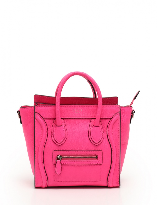 セリーヌ CELINE ハンドバッグ ショルダーバッグ ラゲージ ナノ 