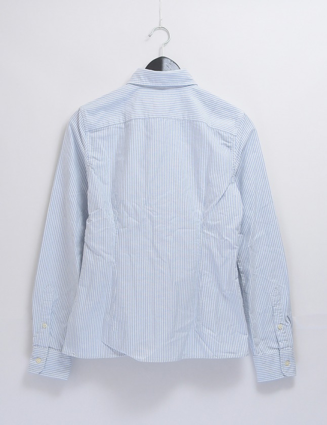 ポロラルフローレン リネンストライプシャツ 長袖 Sサイズ 160/84A ポロ ラルフローレン POLO RALPH LAUREN シャツ ストライプ