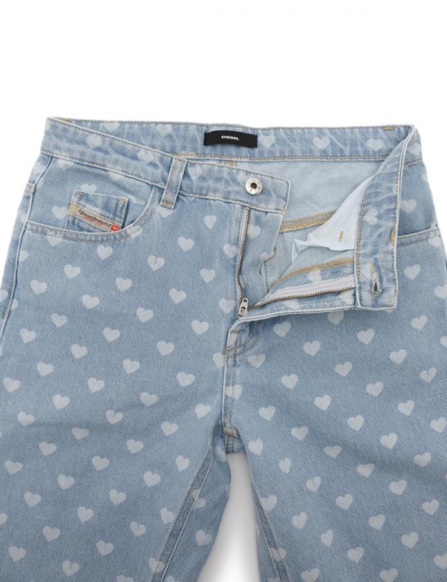 ディーゼル DIESEL デニムパンツ ジーンズ 水色 26インチ ボトムス 