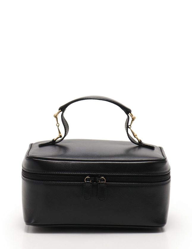 グッチ GUCCI ハンドバッグ バニティバッグ ホースビット 黒 032 1705 