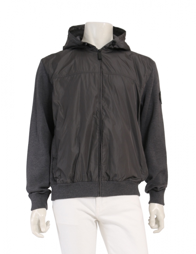 カナダグース CANADA GOOSE ニットパーカー ジップアップ Black Label 