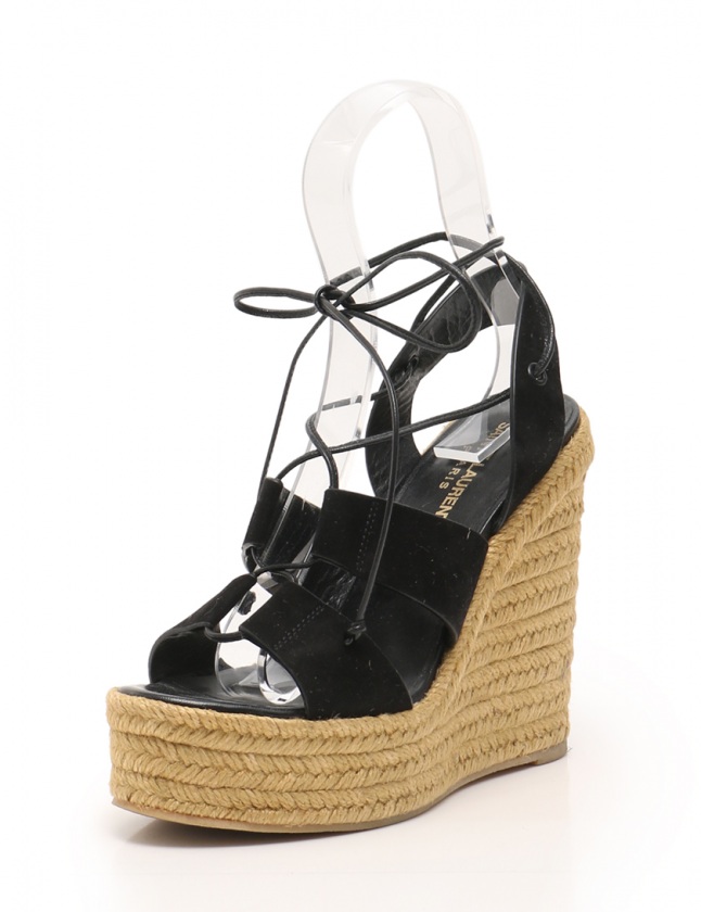 サンローラン パリ SAINT LAURENT PARIS サンダル エスパドリーユ  