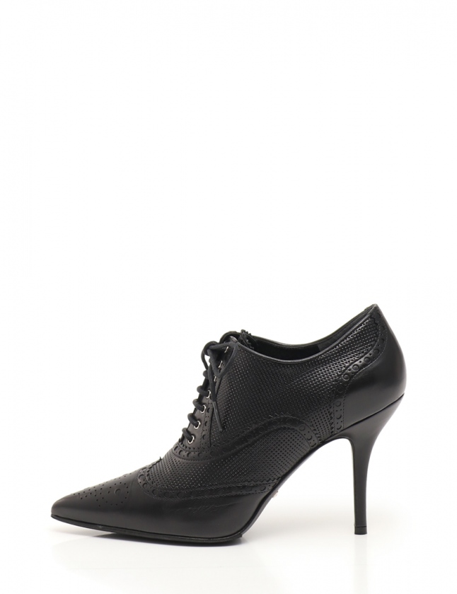 グッチ GUCCI ブーティ アンクルブーツ 黒 36.5 シューズ 23.5cm  