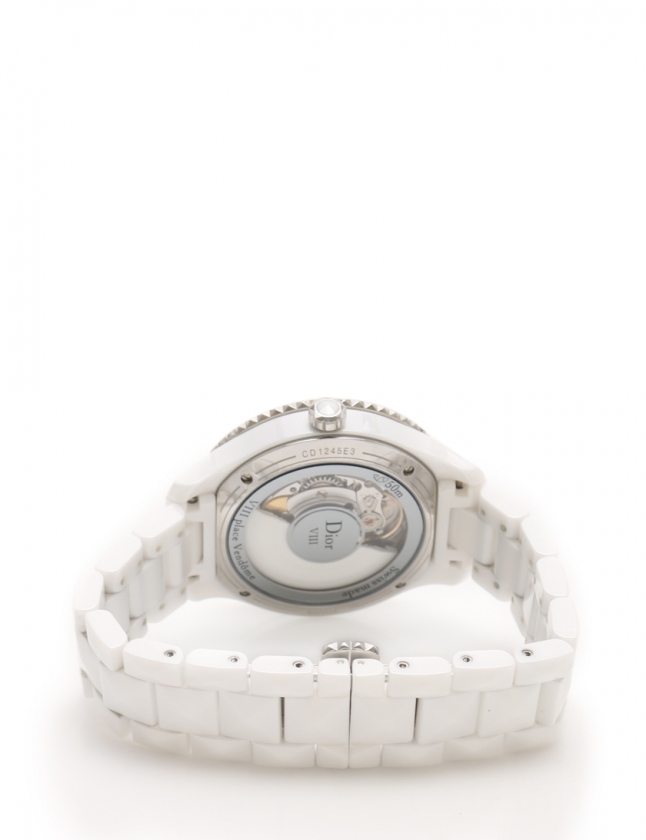 クリスチャンディオール Christian Dior 腕時計 レディース 白