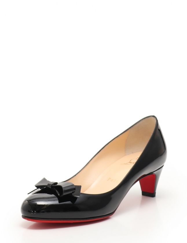 クリスチャンルブタン Christian louboutin パンプス ヒール 黒 36 
