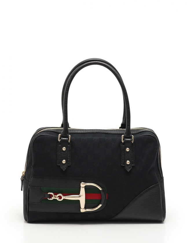 グッチ GUCCI ショルダーバッグ ホースビット GGキャンバス シェリー 