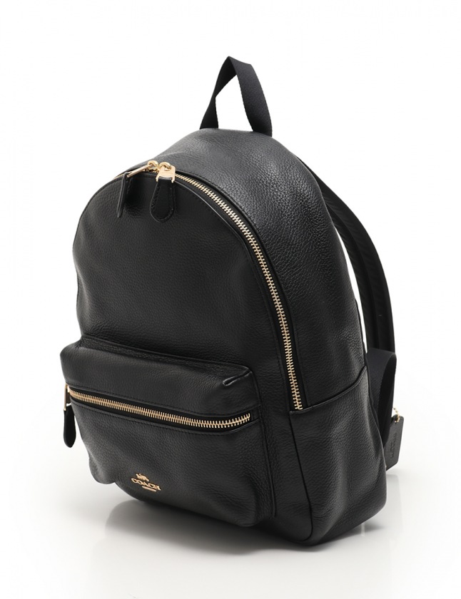 コーチ Coach バックパック リュック 黒 F レザー レディース 114 ベクトルパーク