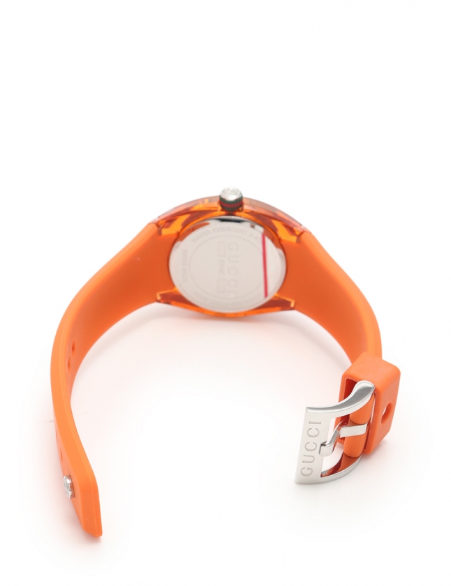 グッチ GUCCI 腕時計 Sync シンク ボーイズ クオーツ オレンジ