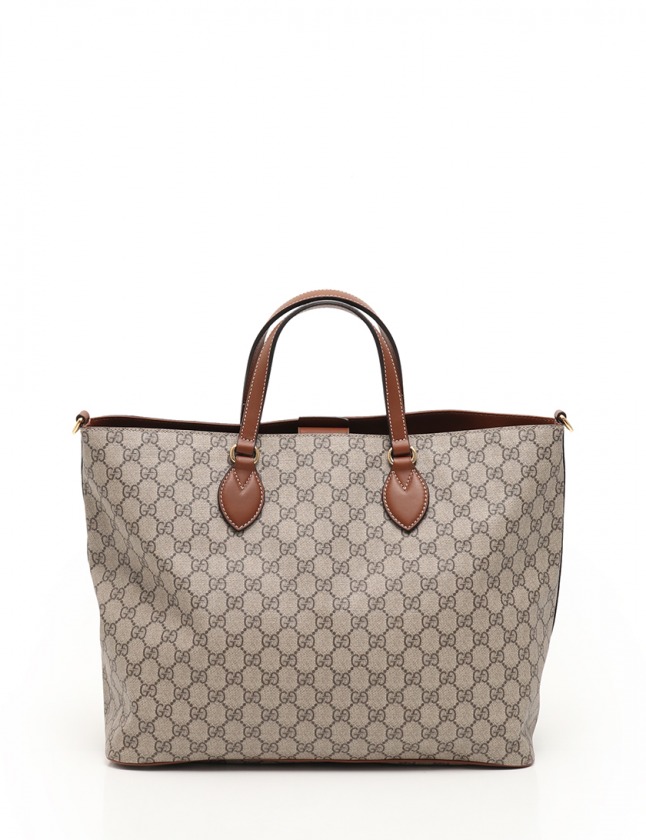 グッチ GUCCI トートバッグ ショルダーバッグ GGスプリーム 総柄 刺繍  