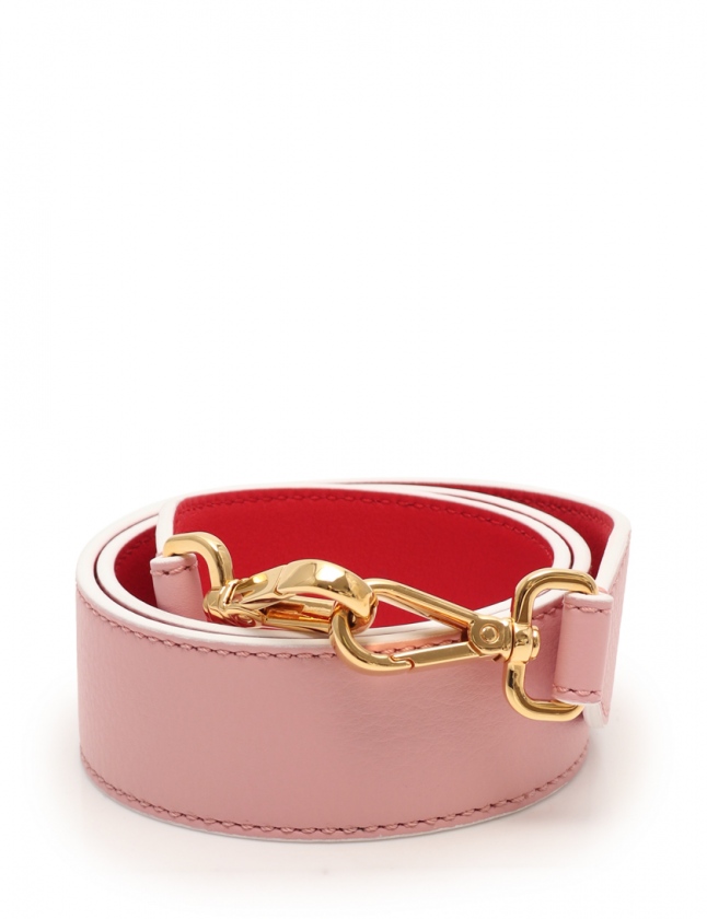 フェンディ FENDI ショルダーストラップ ストラップユー ピンク 赤  