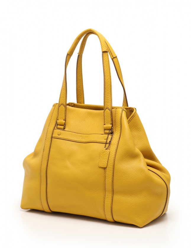 コーチ COACH トートバッグ ブリーカー ショッパー 黄 71160 