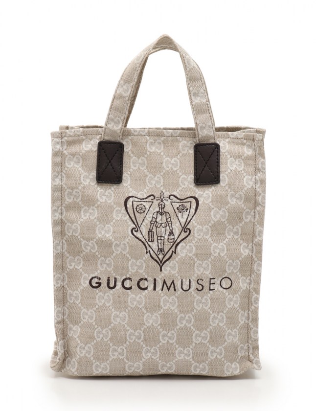 グッチ GUCCI トートバッグ GUCCI MUSEO限定 スモール ベージュ 283414