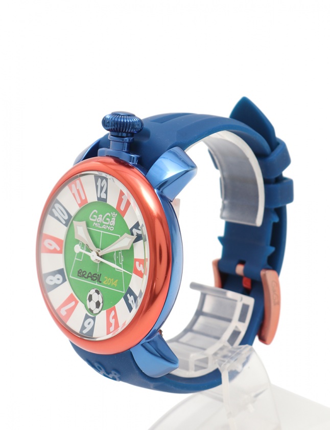 ガガミラノ GaGa MILANO 腕時計 マヌアーレ 48MM BRASILE WORLD CUP