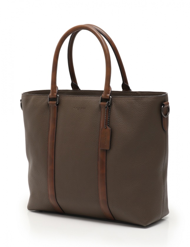 コーチ　ショルダーバッグ　メトロポリタントートバッグ　レザー　ブラウン コーチ COACH トートバッグ ショルダーバッグ メトロポリタン 茶