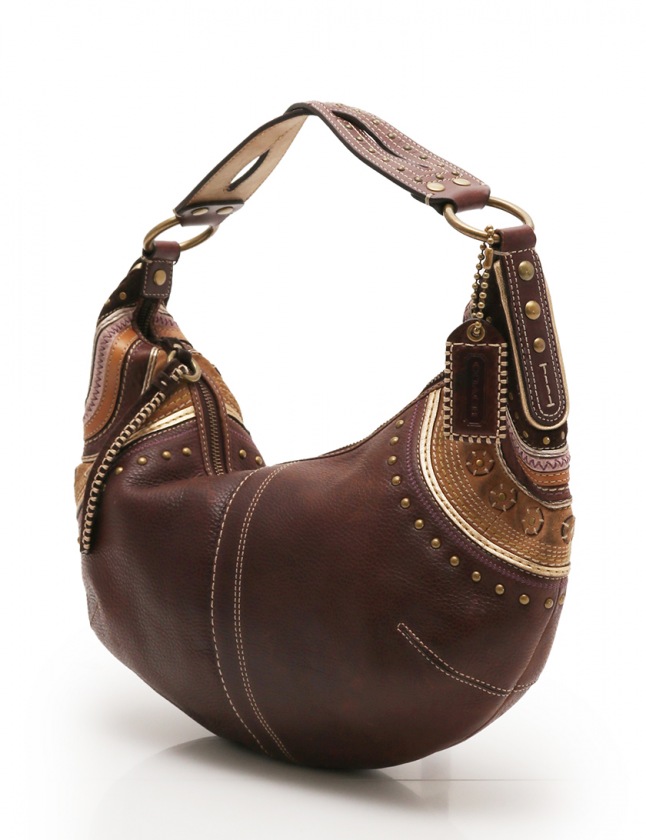 coach コーチ モリー ショルダーバッグ バケツ レザー ベージュ
