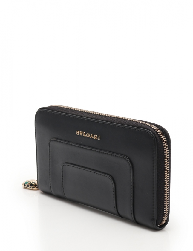 ブルガリ BVLGARI ラウンドファスナー長財布 セルペンティ 