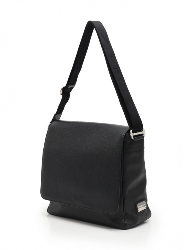 ブルガリ BVLGARI ショルダーバッグ ミレリゲ メッセンジャー 黒 29755 