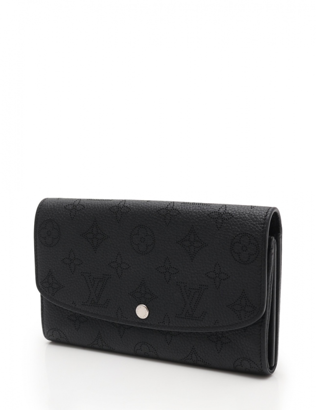 ルイヴィトン LOUIS VUITTON 二つ折り長財布 ポルトフォイユ イリス 