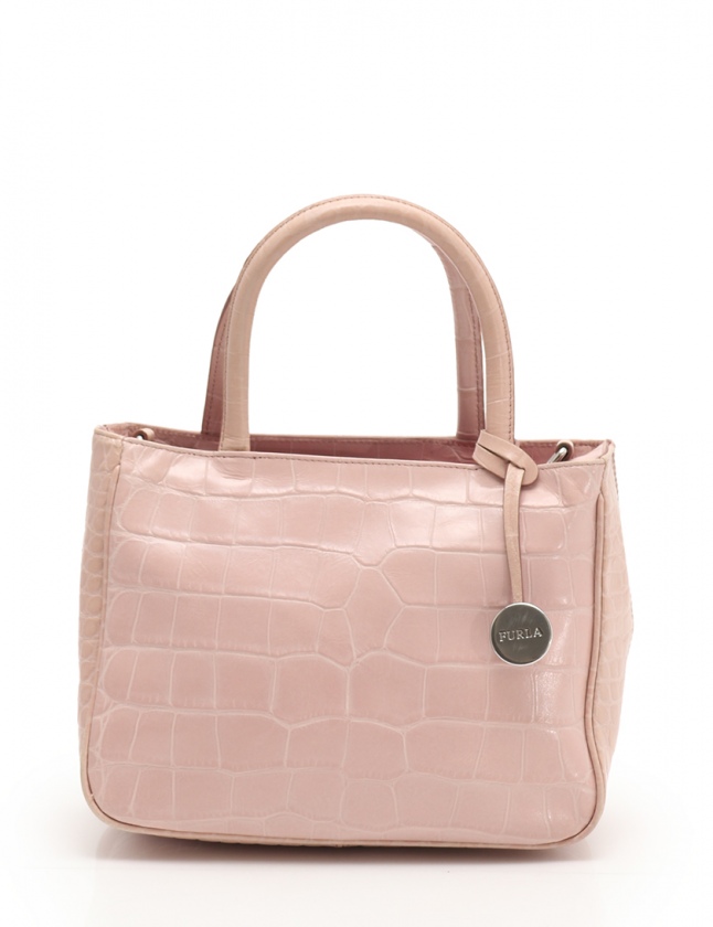 FURLA フルラ ハンドバッグ ショルダーバッグピンクレザー2way