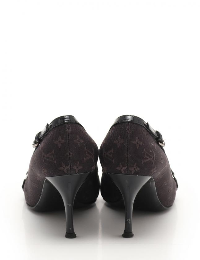 LOUIS VUITTON ルイヴィトン　パンプス　ヒール　モノグラムミニ　37 LOUIS VUITTON ルイヴィトンパンプスヒールモノグラムミニ37