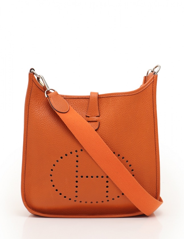 エルメスHERMES ショルダーバッグエヴリンオレンジ