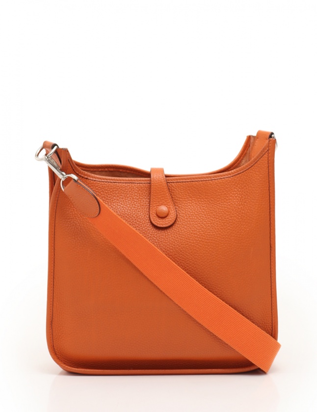 エルメス HERMES ショルダーバッグ エヴリン 1 PM オレンジ