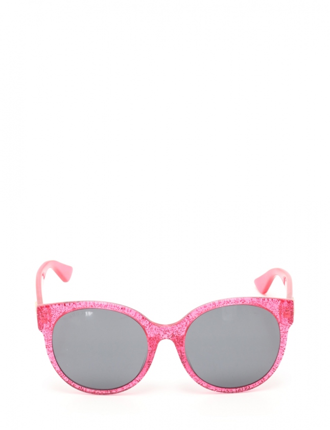 グッチ GUCCI サングラス GGマーク ピンク 小物 GG0035SA ラメ