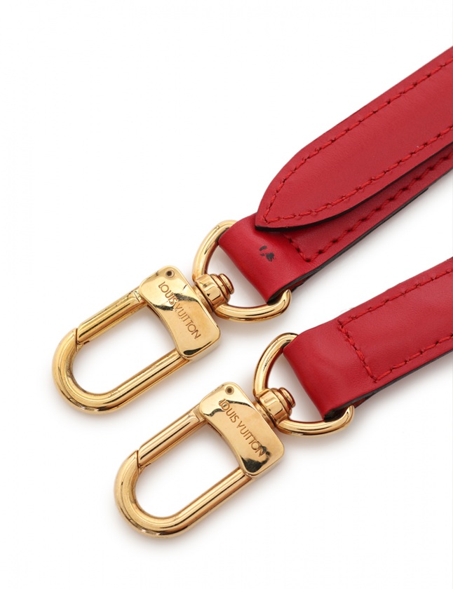 Louis Vuittonルイヴィトン 赤 チェック柄 ストラップ　美品 Louis Vuittonルイヴィトン 赤 チェック柄 ストラップ 美品