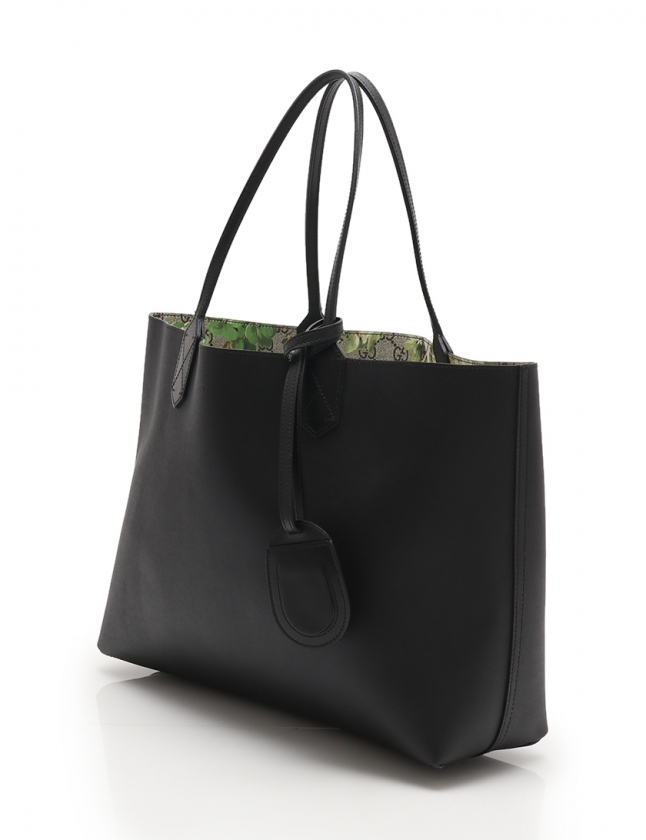 GUCCI グッチ トートバッグ 368568 ベージュ×黒 - GUCCI(グッチ