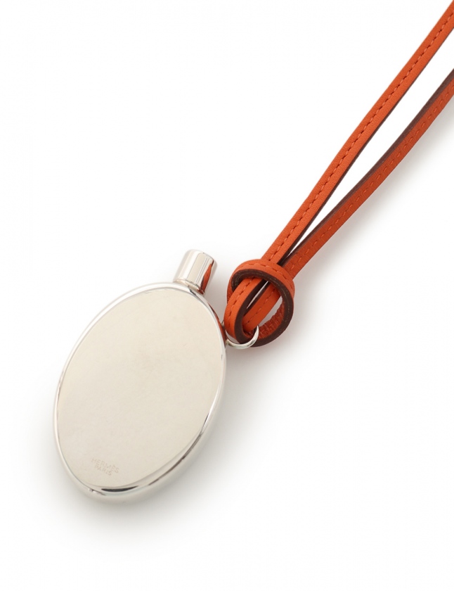 訳あり品 エルメス ネックレストップ パフューム ヴィンテージ シルバー HERMES - HERMES エルメス ヴィンテージ パフュームボトル