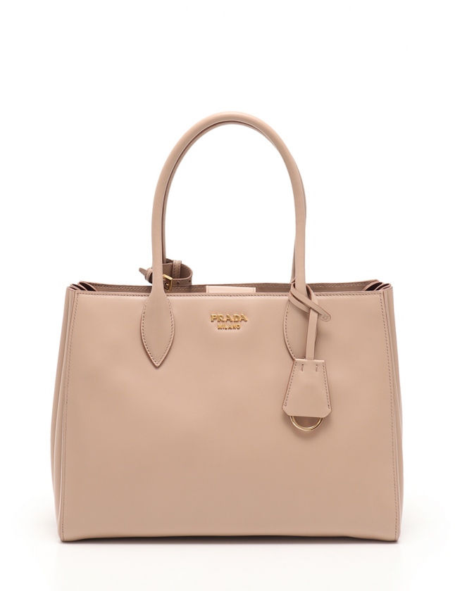 プラダ PRADA ハンドバッグ ショルダーバッグ ビブリオテーク ベージュ 
